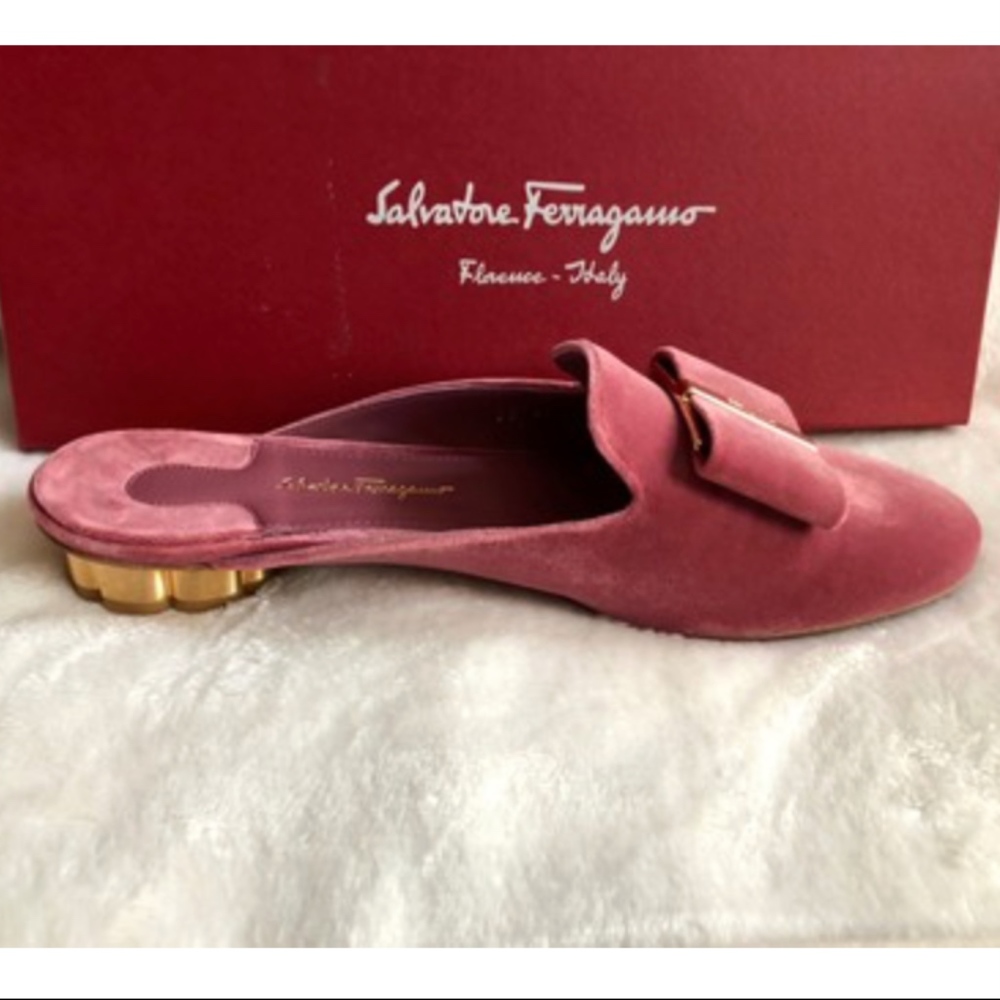 Final Sale - New Griotte Flower Heel Slipper Mules